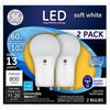LED Bulb, A19, 800 Lumens, 10-Watt, 2-Pk.