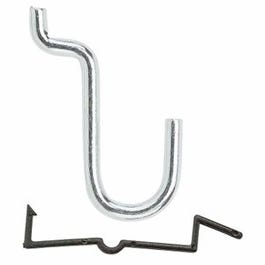 Pegboard Curved Angle Hook, 1/2-In., 8-Pk.