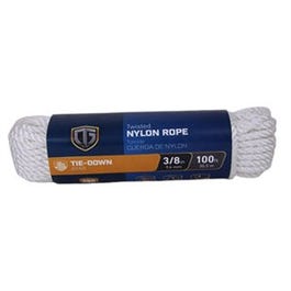 Nylon Rope, Twisted, White, 3/8-In. x 100-Ft. - Newfane, NY - Flint  Brothers Hardware