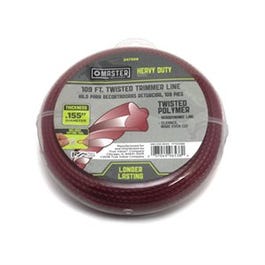 Better Series String Trimmer Line, Twisted Maroon, .155 x 109-Ft.