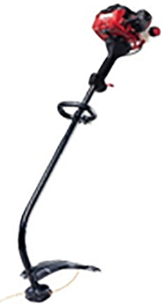 GAS TRIMMER 25 CC 16 IN CURVED SHAFT